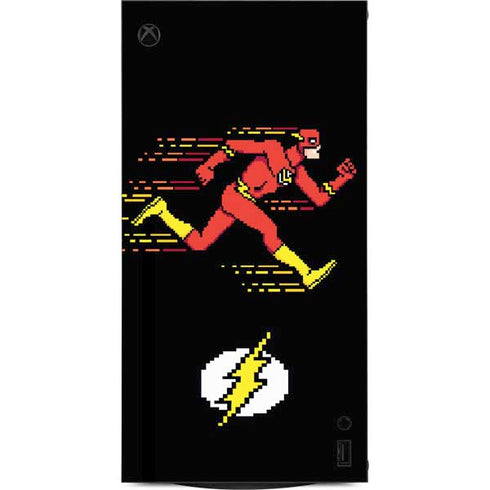 DC Comics The Flash Pixelated Running Pose XBox Series X Digital Edition Console Skin